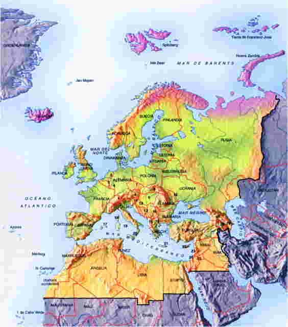 Mapa PaleoÁrtico Occidental